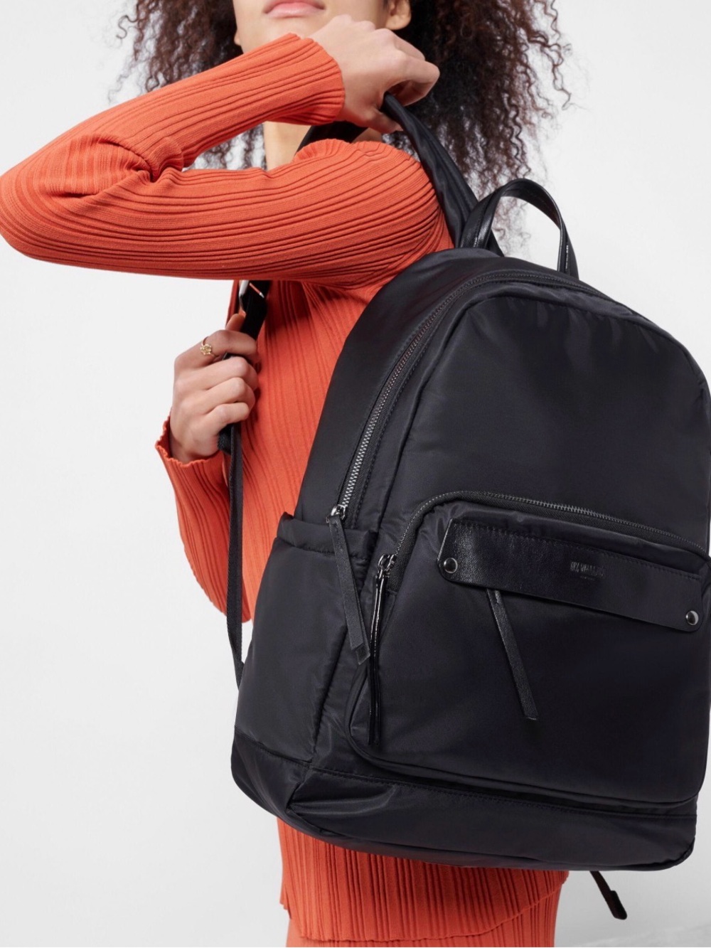 MZ Wallace Madison Black Nylon Backpack -